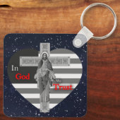 In God vertrouwen we Sleutelhanger (Achterkant)