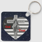 In God vertrouwen we Sleutelhanger (Achterkant)