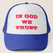 IN GOD VERTROUWEN WE TRUCKER PET (Voorkant)
