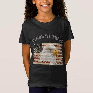 In God vertrouwen wij Amerikaans respect T-shirt