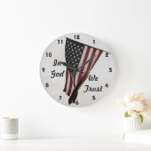 In God vertrouwen wij Amerikaanse vlag Grote Klok (Huis)