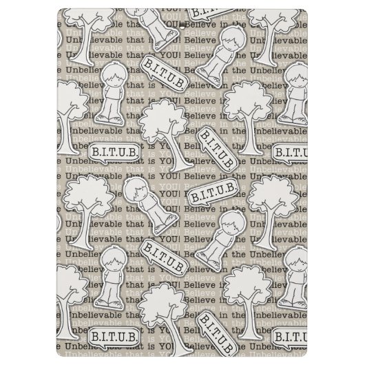 In God vertrouwen wij Klembord (Achterkant)