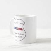 In God vertrouwen wij Koffiemok (Voorkant links)