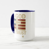 In God vertrouwen wij Mok (Voorkant links)