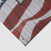 In God vertrouwen wij op de Amerikaanse vlag van R Tissuepapier (Detail)