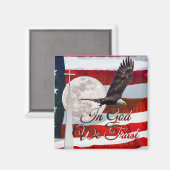 In God vertrouwen wij op Square Magnet (Voorkant / Achterkant)