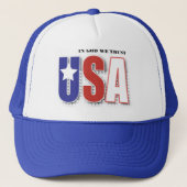 In God vertrouwen wij pet (Voorkant)