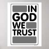 In God vertrouwen wij Poster (Voorkant)