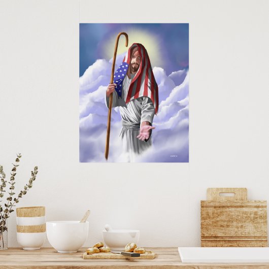 In God vertrouwen wij Poster (Keuken)