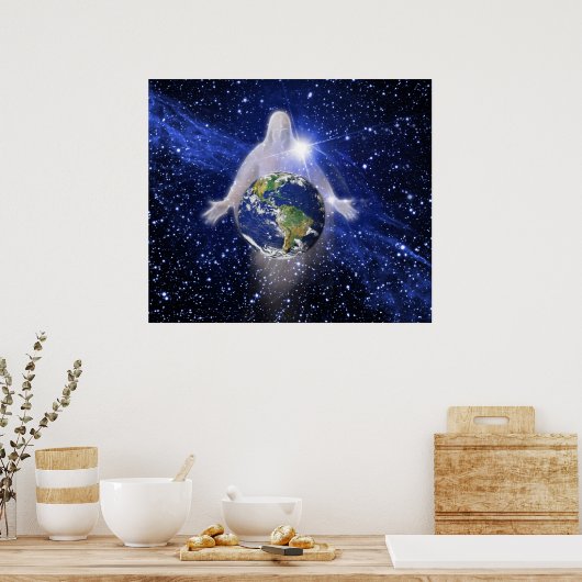 In God vertrouwen wij Poster (Keuken)