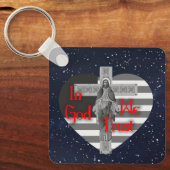 In God vertrouwen wij Sleutelhanger (Voorkant)