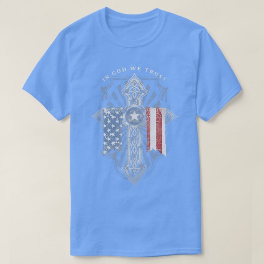 In God vertrouwen wij T-shirt (Design voorkant)