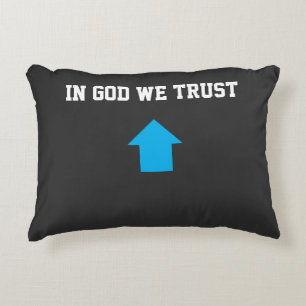 In God We Trust – Esthetiek van geloof en hoop Accent Kussen