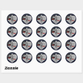 In God we Trust Ronde Sticker (Vel)