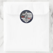 In God we Trust Ronde Sticker (Tas)