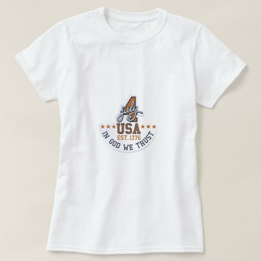 In God We Trust T-shirt (Design voorkant)