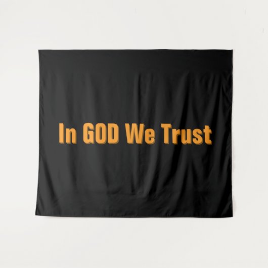 In GOD Weer Vertrouwen Wandkleed (Voorkant (horizontaal))