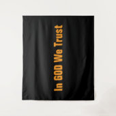 In GOD Weer Vertrouwen Wandkleed (Voorkant)