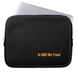 In GOD Wij Geloofden Laptop Sleeve