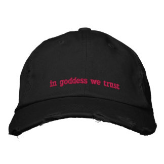 In Goddess We Trust Women's Baseball Pet
