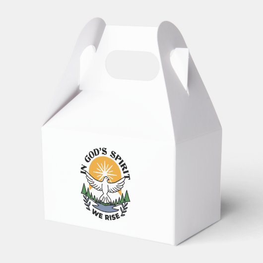 In Gods Geest staan wij op – geloof en vrijheid Bedankdoosjes (Achterkant)