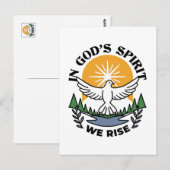 In Gods Geest staan wij op – geloof en vrijheid Briefkaart (Voorkant / Achterkant)