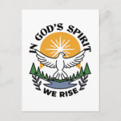 In Gods Geest staan wij op – geloof en vrijheid Briefkaart (Voorkant)