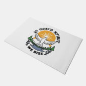 In Gods Geest staan wij op – geloof en vrijheid Deurmat (Schuin)