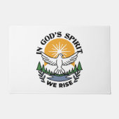 In Gods Geest staan wij op – geloof en vrijheid Deurmat (Voorkant)