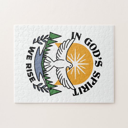In Gods Geest staan wij op – geloof en vrijheid Legpuzzel (Horizontaal)