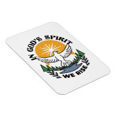 In Gods Geest staan wij op – geloof en vrijheid Magneet (Rechterzijde)