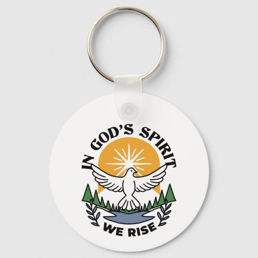 In Gods Geest staan wij op – geloof en vrijheid Sleutelhanger (Voorkant)