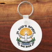 In Gods Geest staan wij op – geloof en vrijheid Sleutelhanger (Achterkant)