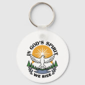 In Gods Geest staan wij op – geloof en vrijheid Sleutelhanger (Achterkant)