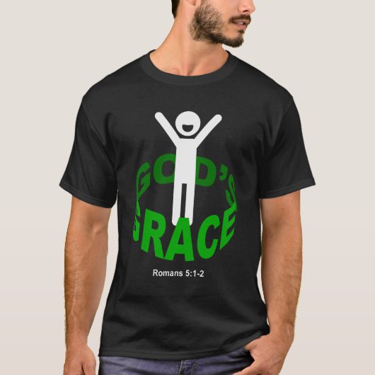 In God's Grace staan T-shirt (Voorkant)