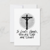 In Gods handen Bedankkaart (Voorkant)