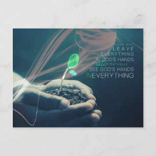 In Gods handen Briefkaart