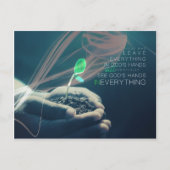 In Gods handen Briefkaart (Voorkant)