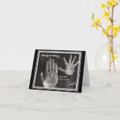 In Gods handen Inspirerend LDS Notecard Kaart (Gele Bloem)