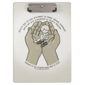 In Gods handen Klembord (Voorkant)