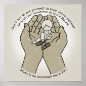 In Gods handen Poster (Voorkant)