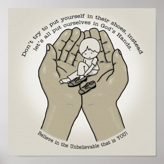 In Gods handen Poster (Voorkant)