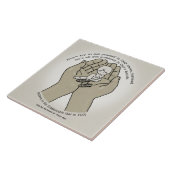 In Gods handen Tegeltje (Zijkant)