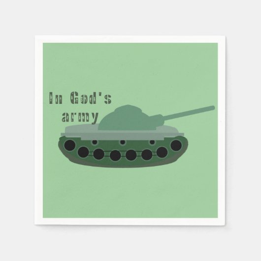 in Gods leger (tank) Servet (Voorkant)