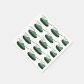 in Gods leger (tanks) Patterned Servet (Hoek)