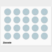 in God's liefde Wedding Classic Round Sticker (Vel)