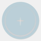 in God's liefde Wedding Classic Round Sticker (Voorkant)
