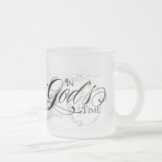 In Gods tijd Matglas Koffiemok (Rechts)
