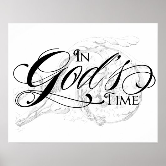 In Gods tijd Poster (Voorkant)