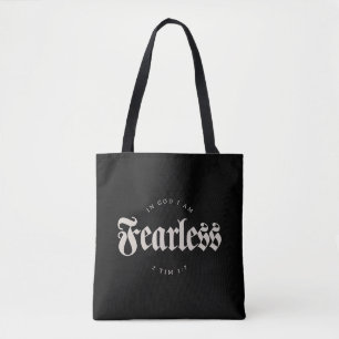 In godsnaam ben ik waardeloos 2 Tim 1:7 Christelij Tote Bag
